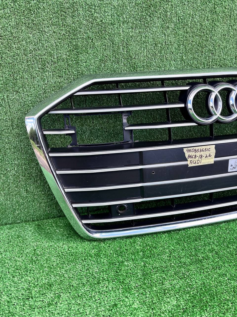 Решітка радіатора Audi A6 2018-2022 б/у OEM 4KO853651C б/у — фото 7