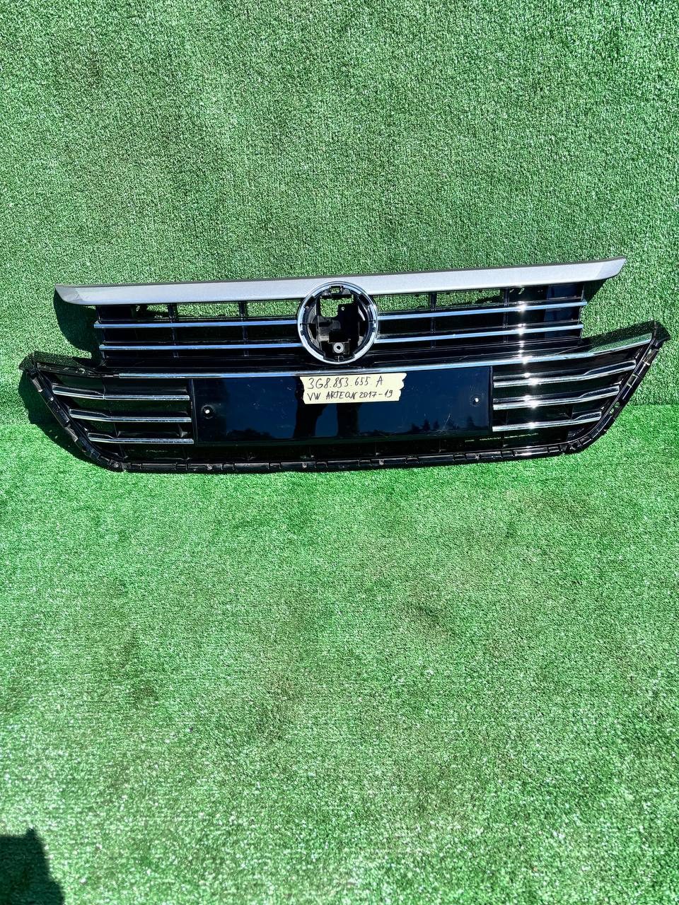 Решітка радіатора Volkswagen Arteon 2017-2019 б/у OEM 3G8.853.655 A б/у — фото 1