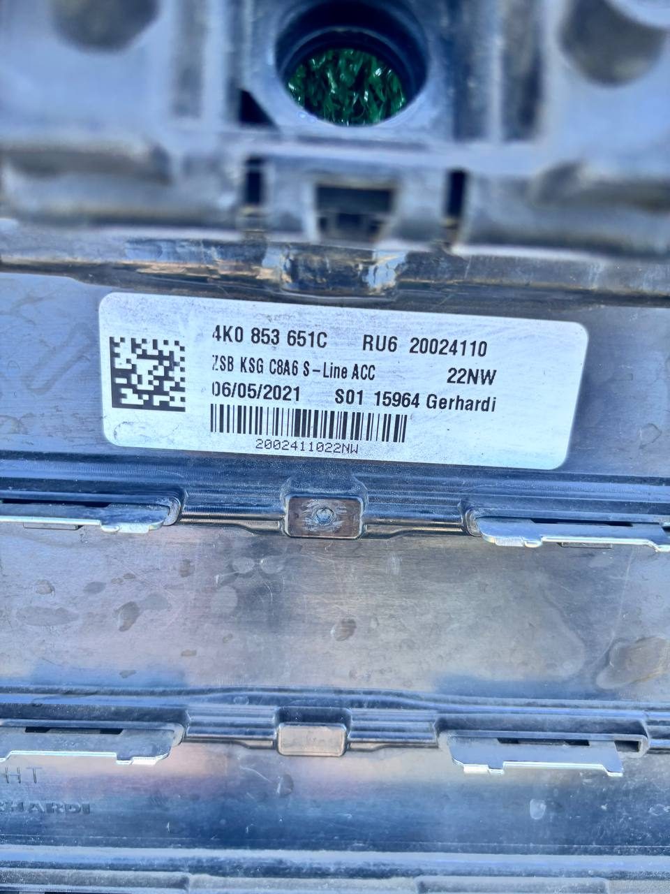 Решітка радіатора Audi A6 2018-2022 б/у OEM 4K0853651C б/у — фото 3